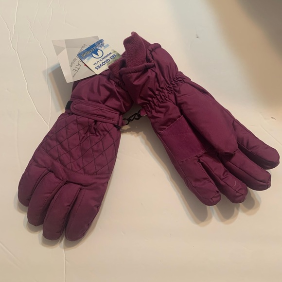 Ski Gloves New Purple Women’s L/XL Polar Express 100% Polyester - Picture 2 of 6